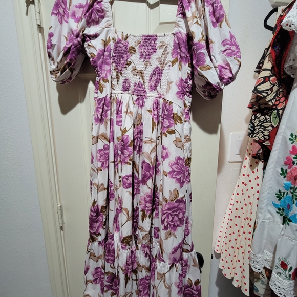 Abercrombie Emerson Purple Floral Dress - Picture 2 of 2